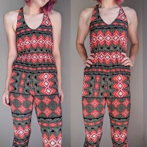 Fierce & Sexy MINKPINK Orange & Black Jumpsuit